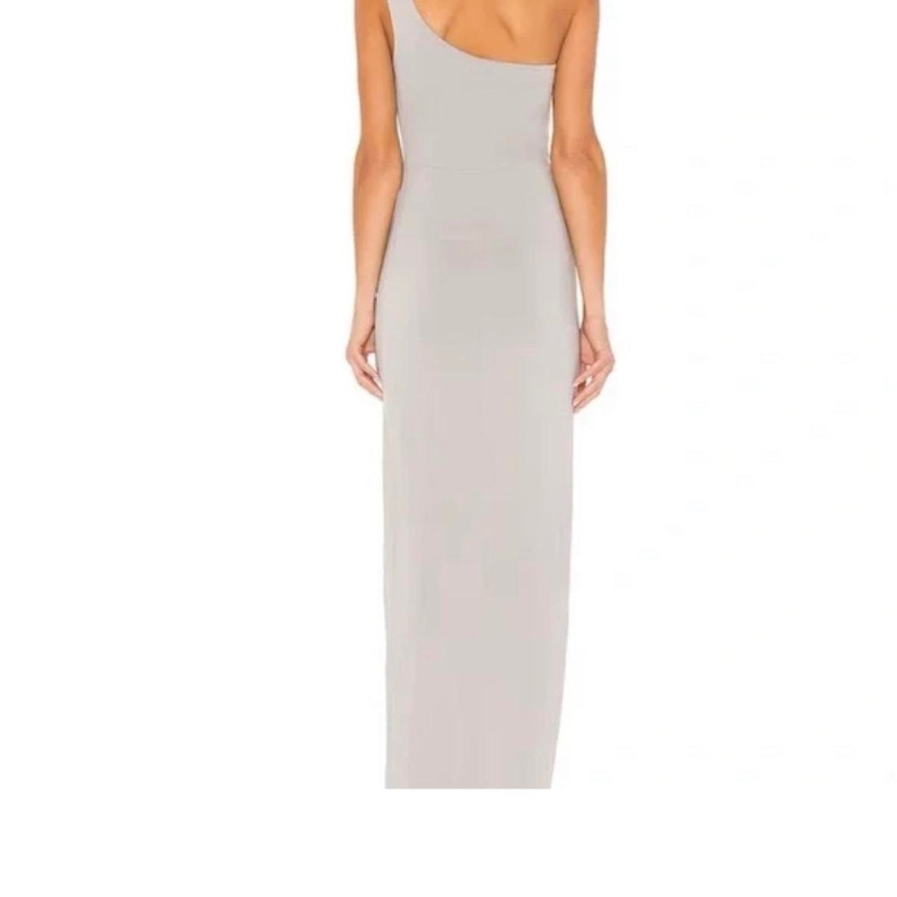 Superdown, Elegant One-Shoulder Cutout Gray Dress, Worn Once, wedding/night out - Picture 2 of 4